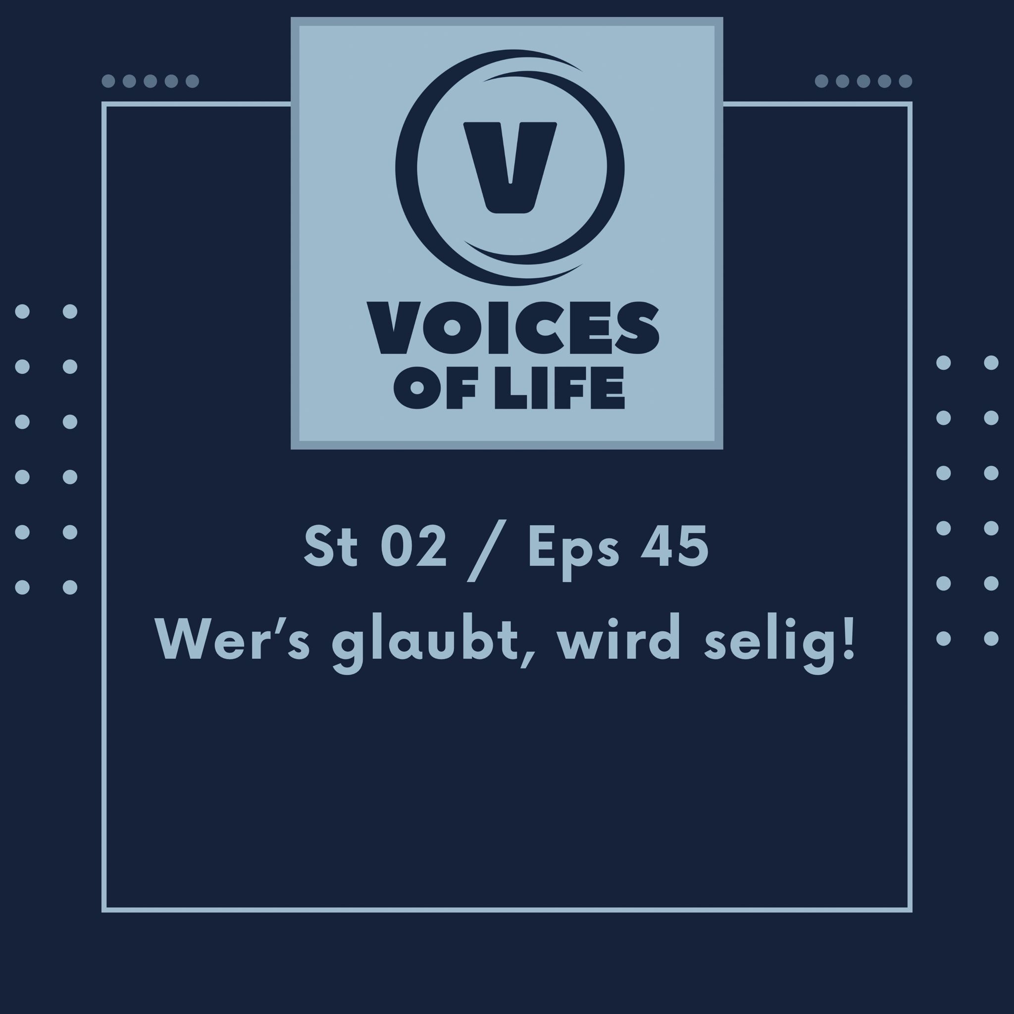 Wer's glaubt, wird selig! Wer's glaubt, wird selig!
